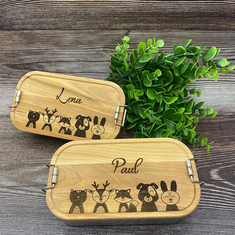 Lunchbox mit Gravur - Wurmis-Holzdeko