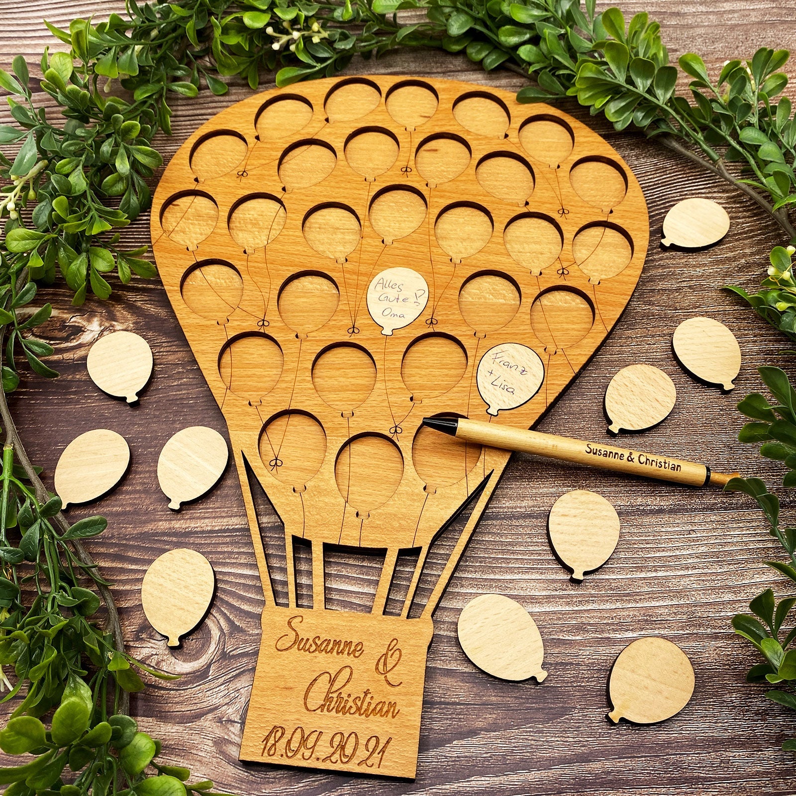 Hochzeitsgeschenke | Wurmis-Holzdeko - Geschenke zur Hochzeit aus Holz, Persönliche Hochzeitsgeschenke aus Holz