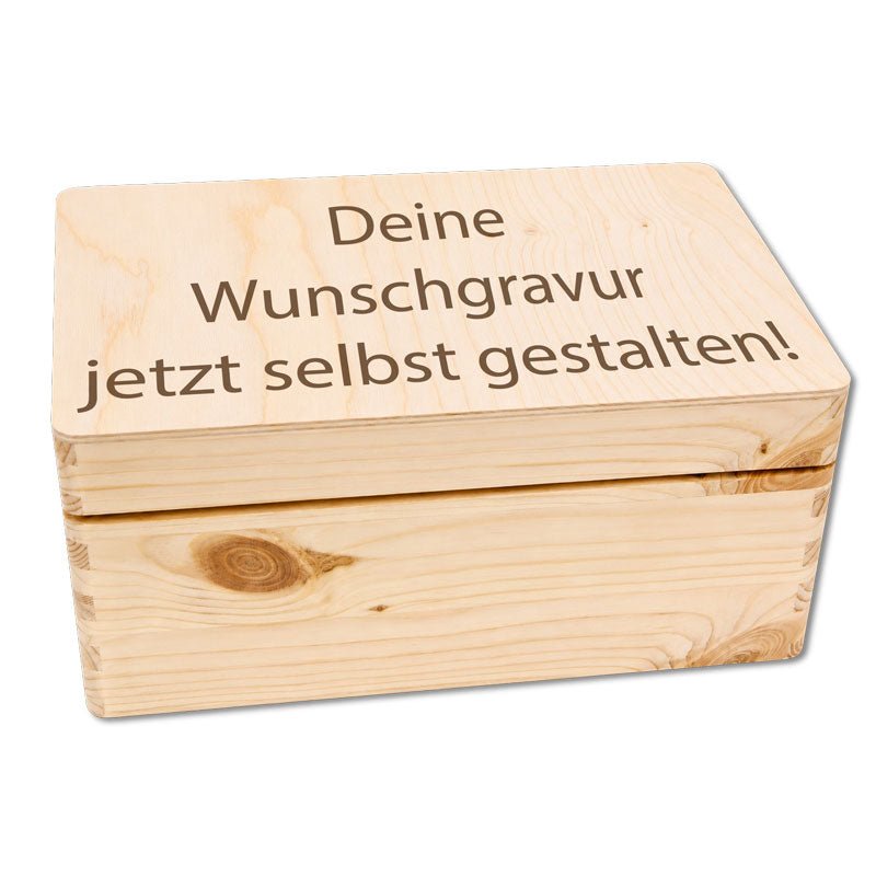 Holzbox mit Produktdesigner individuell gestalten - ganz einfach online