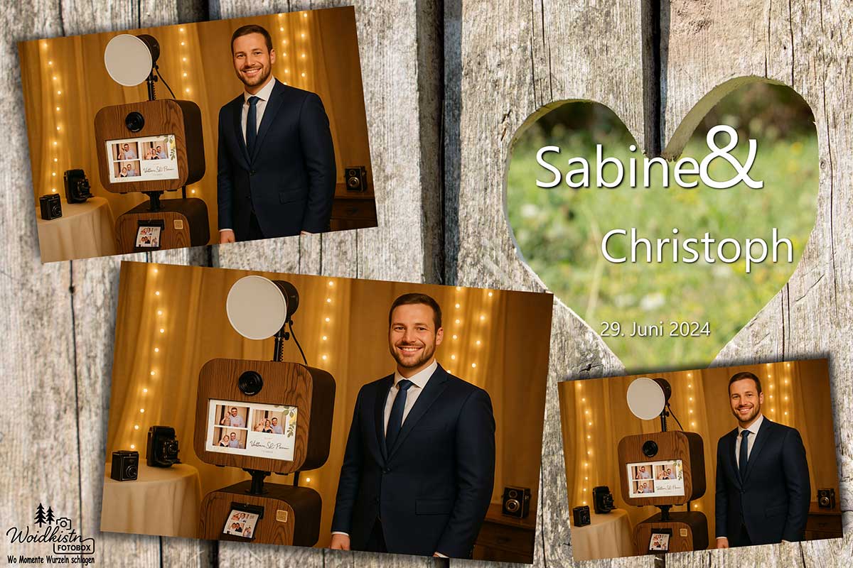 Fotobox Mieten - Druckvorlage für Hochzeit