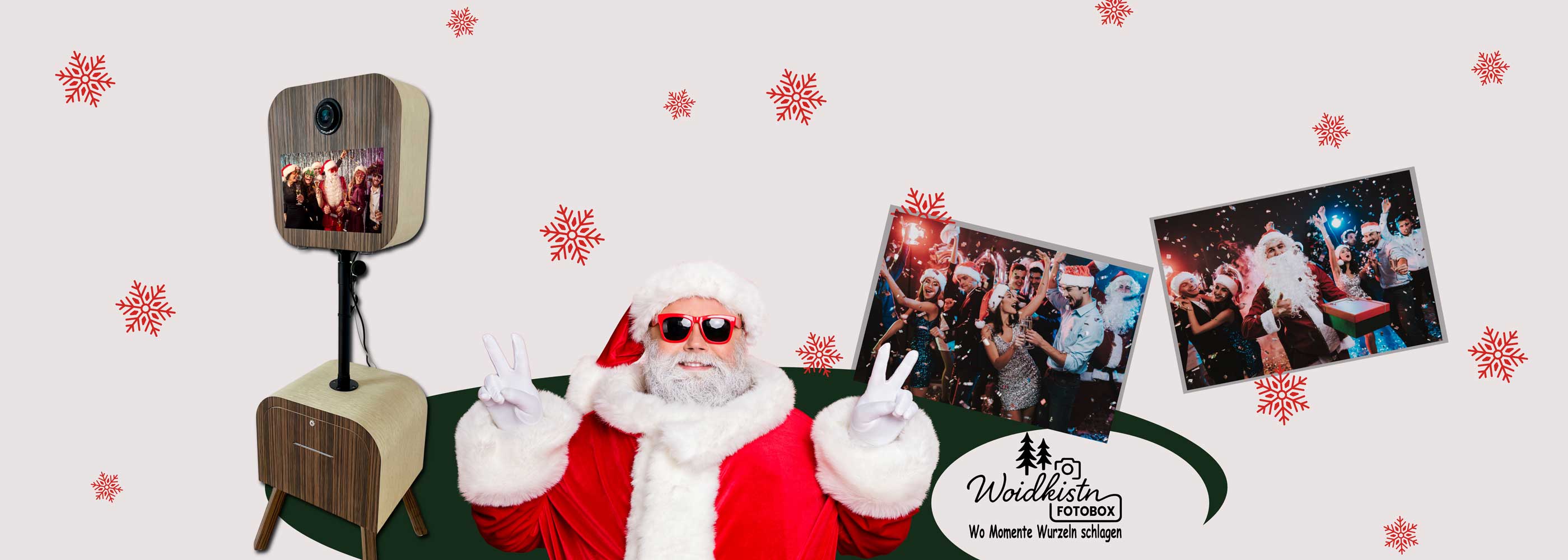 Fotobox für Weihnachtsfeier mieten