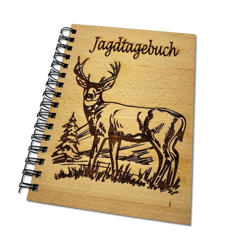 Jagdtagebuch aus Holz - Perfekte Geschenk für Jäger