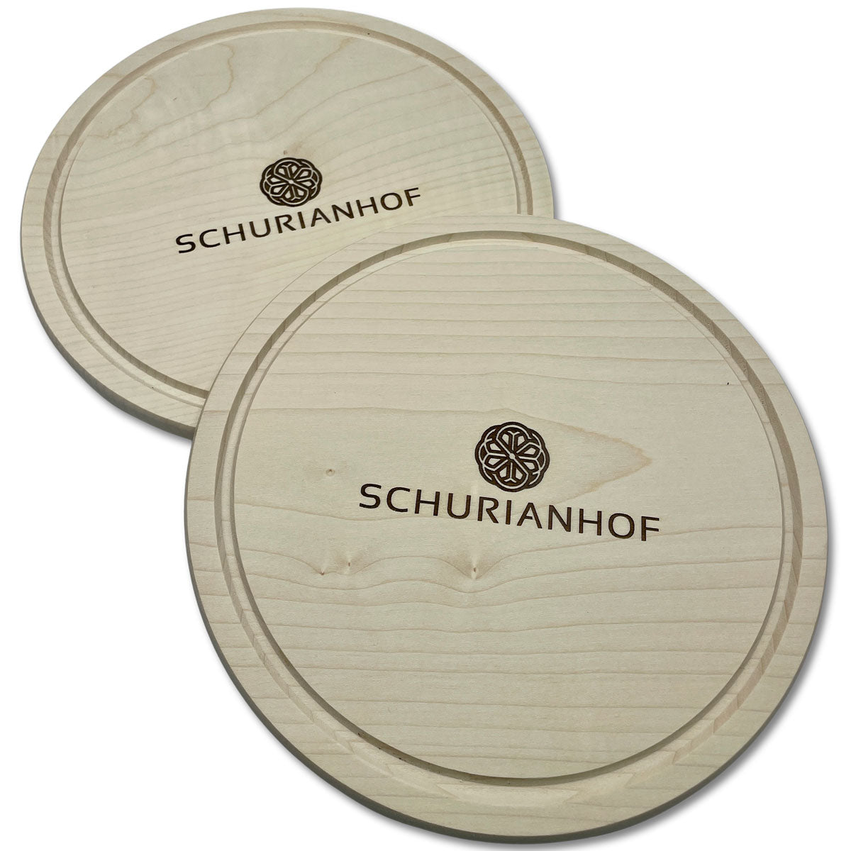 Schneidebrett Holz graviert – Geschenk mit Firmenlogo