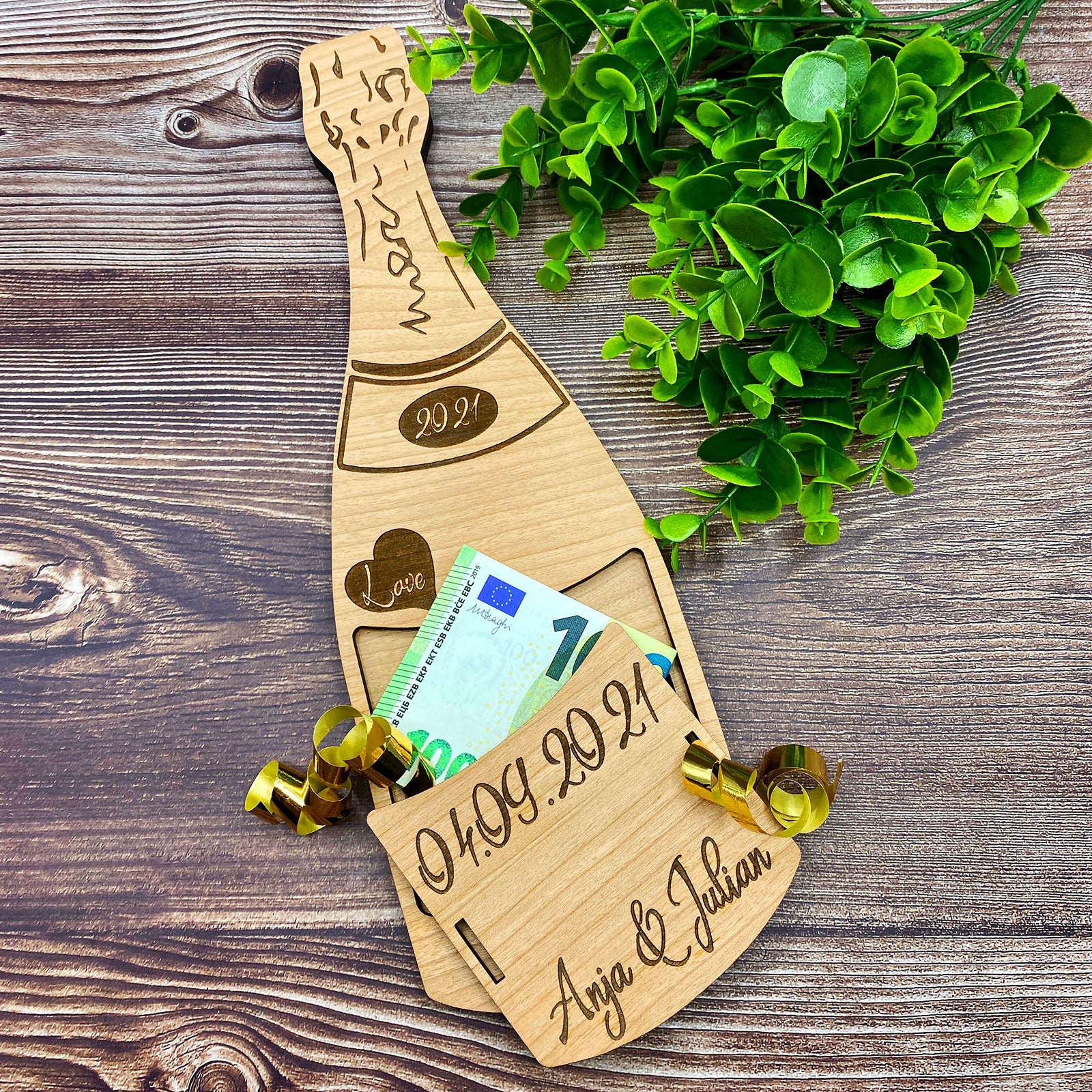 Hochzeitgeschenke aus Holz - ausgefallene Geschenke aus Holz