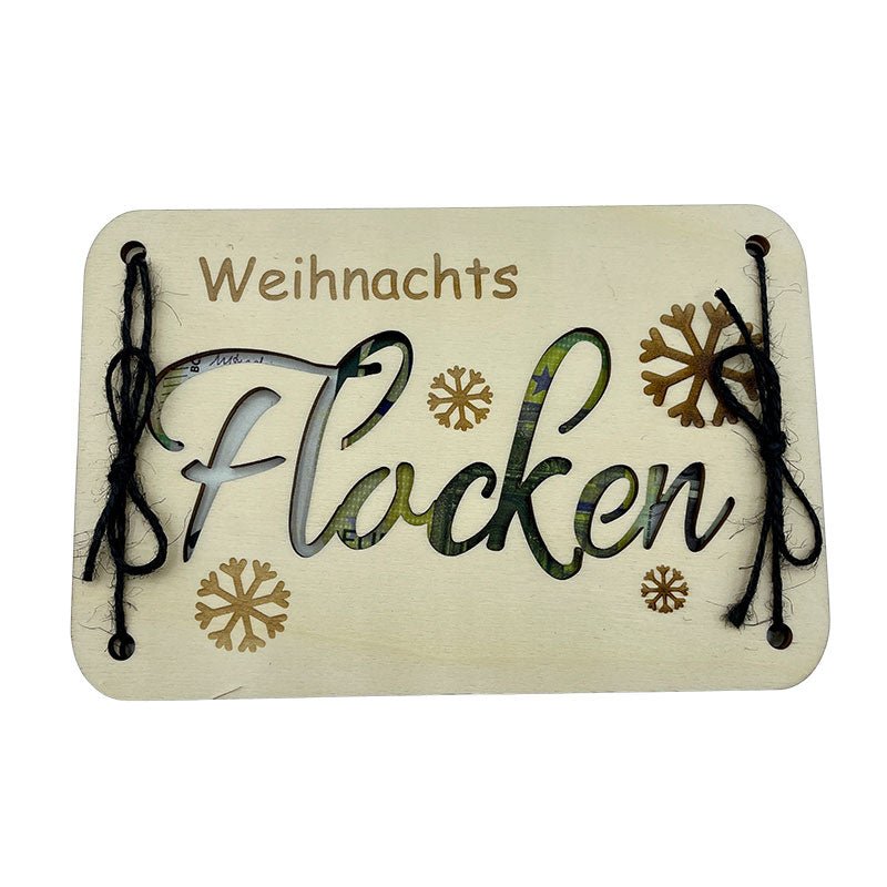 Wunscherfüller Flocken - Wurmis - Holzdeko