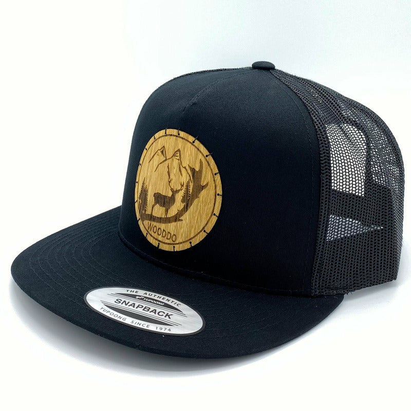 Mountainair Snapback Mesh Cap - Black