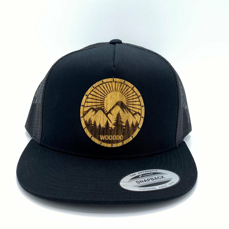 Mountainair Snapback Mesh Cap - Black