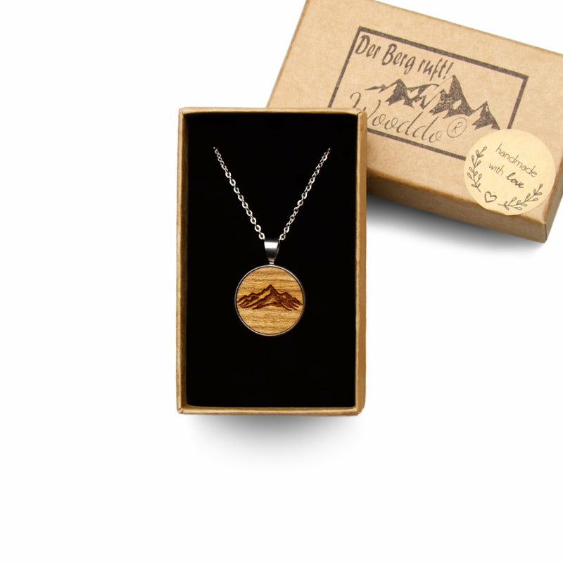 Halskette Berglanschaft - Wurmis-Holzdeko