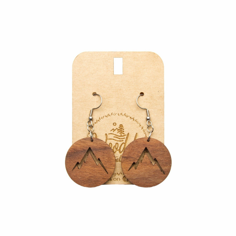 Hängeohrringe Gipfelstürmer - Wurmis-Holzdeko