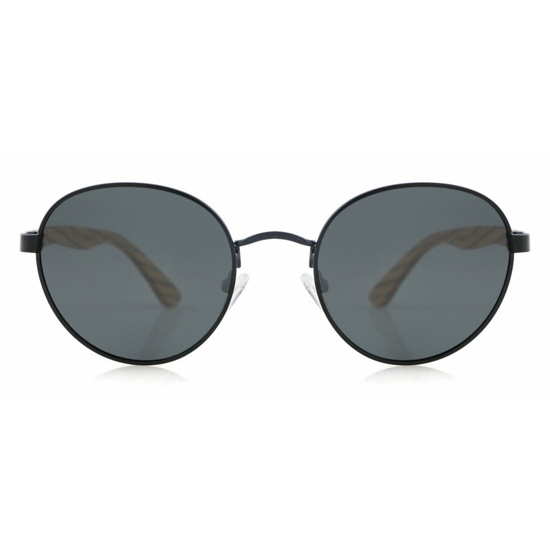 Hippie BLACK - Zebrano Holzsonnenbrille - Wurmis-Holzdeko