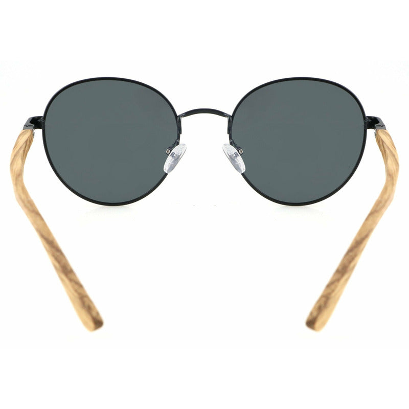 Hippie BLACK - Zebrano Holzsonnenbrille - Wurmis-Holzdeko