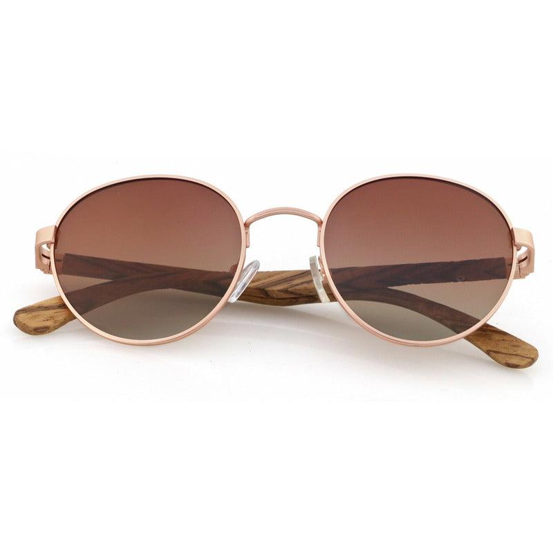 Hippie BROWN - Zebrano Holzsonnenbrille - Wurmis-Holzdeko