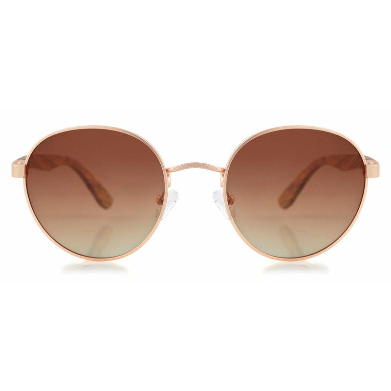 Hippie BROWN - Zebrano Holzsonnenbrille - Wurmis-Holzdeko