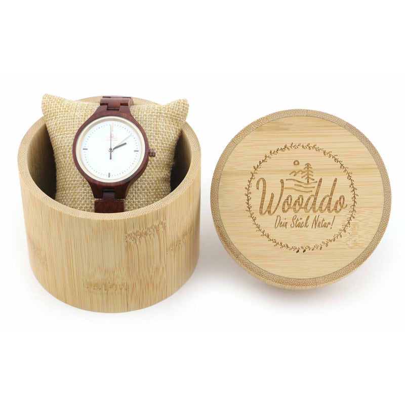 Holzuhr Redwonder - Wurmis-Holzdeko