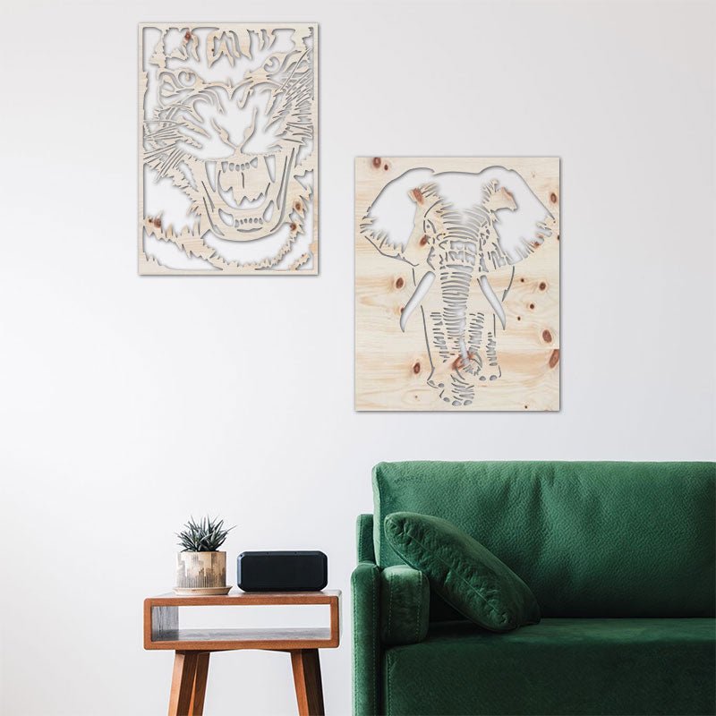 Wandbild Animals - Wurmis-Holzdeko