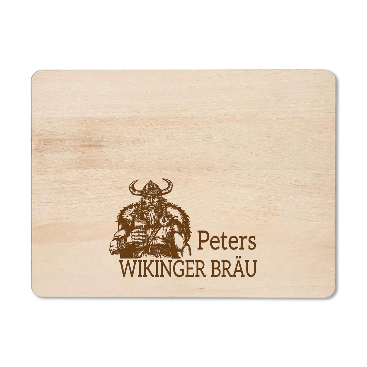 Personalisierter Bierkistensitz Wikinger – Geschenkidee für Männer