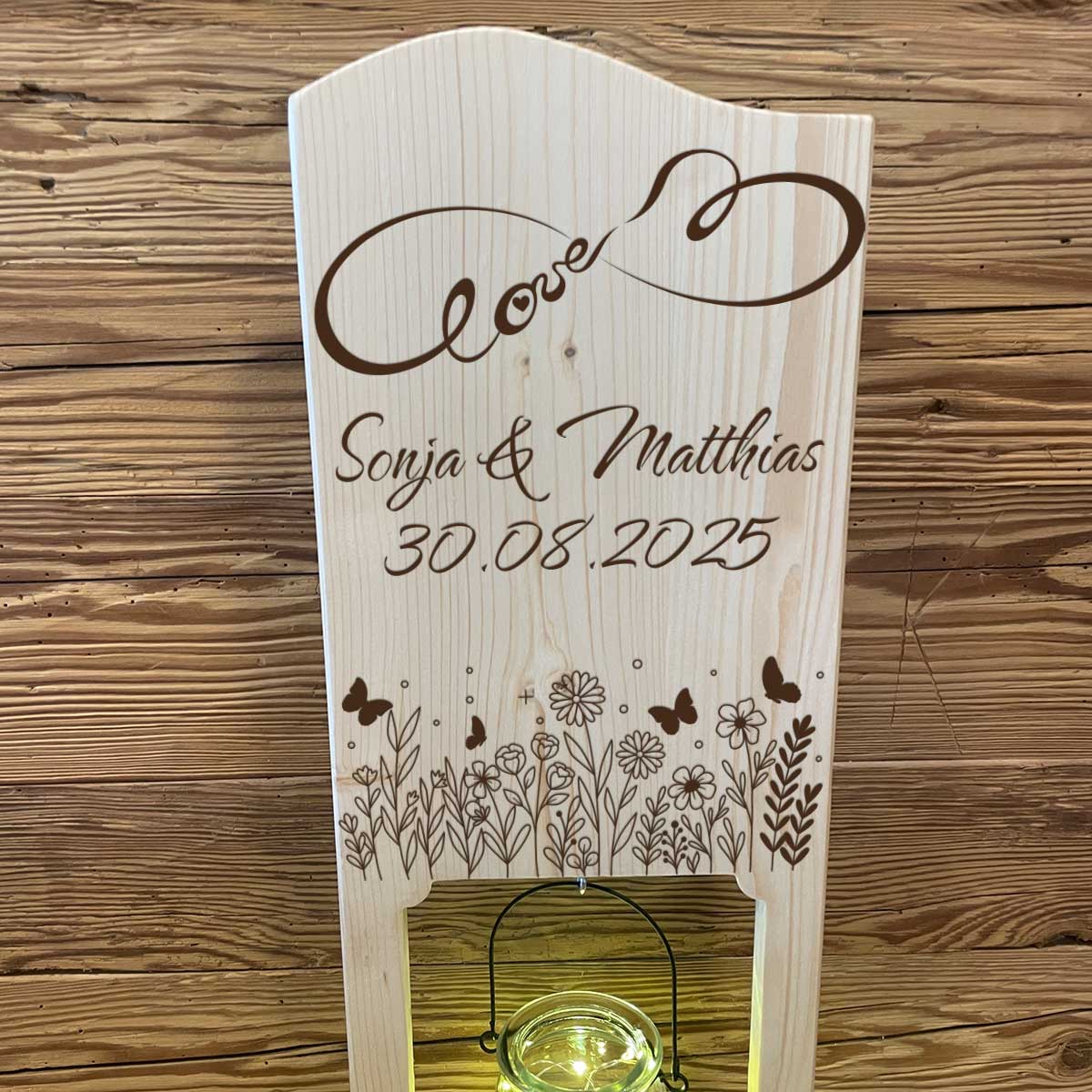Holzaufsteller - Blumenwiese
