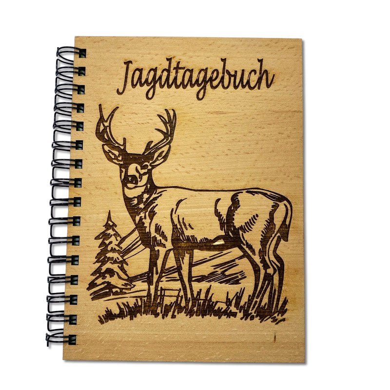 Jagdtagebuch aus Holz