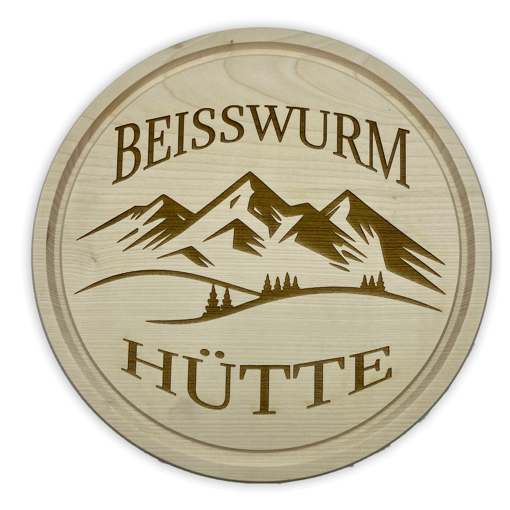Jausenbrett, Schneidebrett, Brotzeitbrett mit Gravur