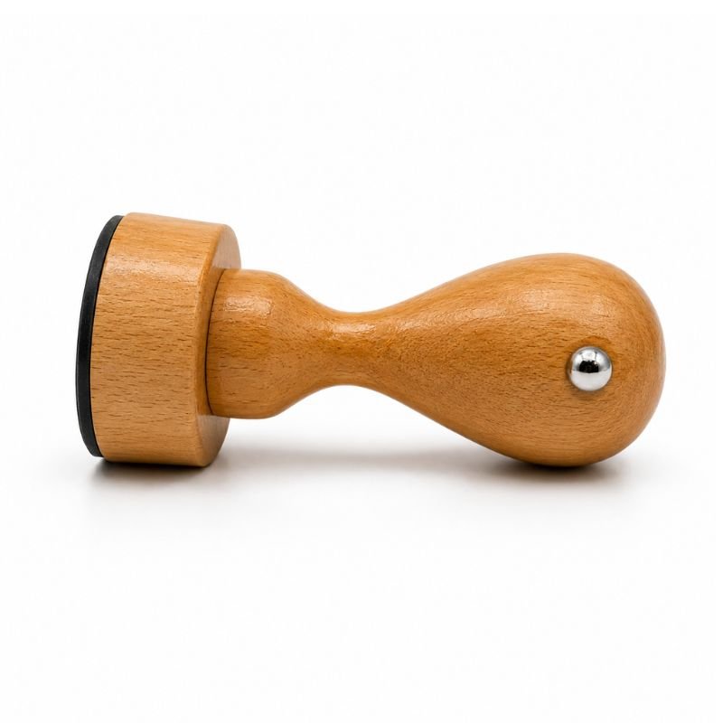 Stempel aus Holz - Holzstempel machen lassen - Personalisierte Stempel mit Griff Rund 