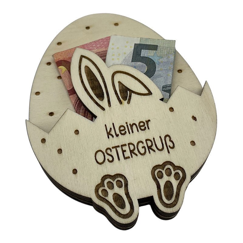 Osterei Wunscherfüller - Kleiner Ostergruß - Wurmis - Holzdeko