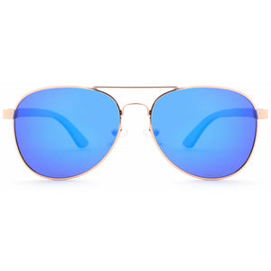 Apollo RED - Sandelholz Pilotenbrille - Wurmis-Holzdeko