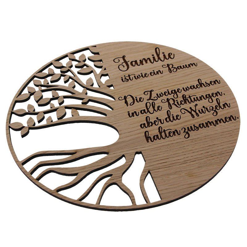 Baum des Lebens - Familie - Wurmis-Holzdeko