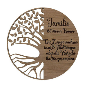 Baum des Lebens - Familie - Wurmis-Holzdeko