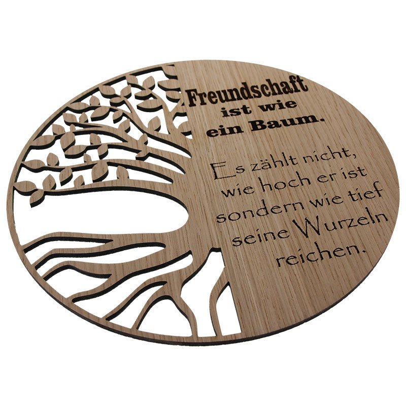 Baum des Lebens - Freunde - Wurmis-Holzdeko