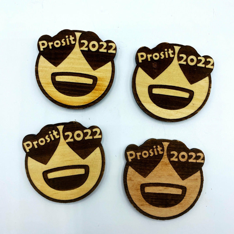 Glücksbringer Emoji - Love - Wurmis-Holzdeko