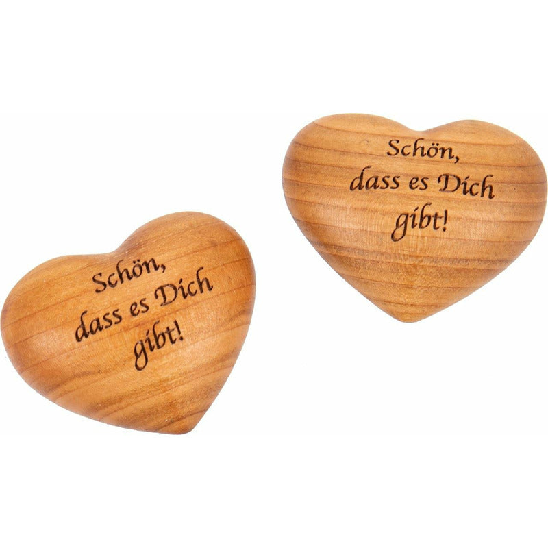 Handschmeichler - Schön, dass es Dich gibt! - Wurmis-Holzdeko