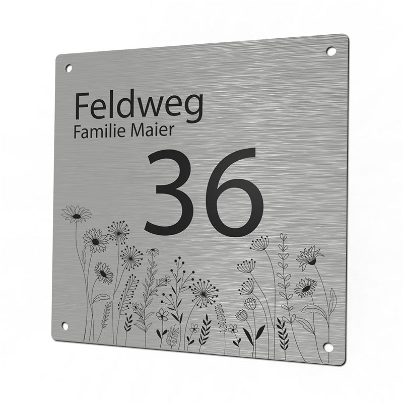 Hausnummer Aus Edelstahl