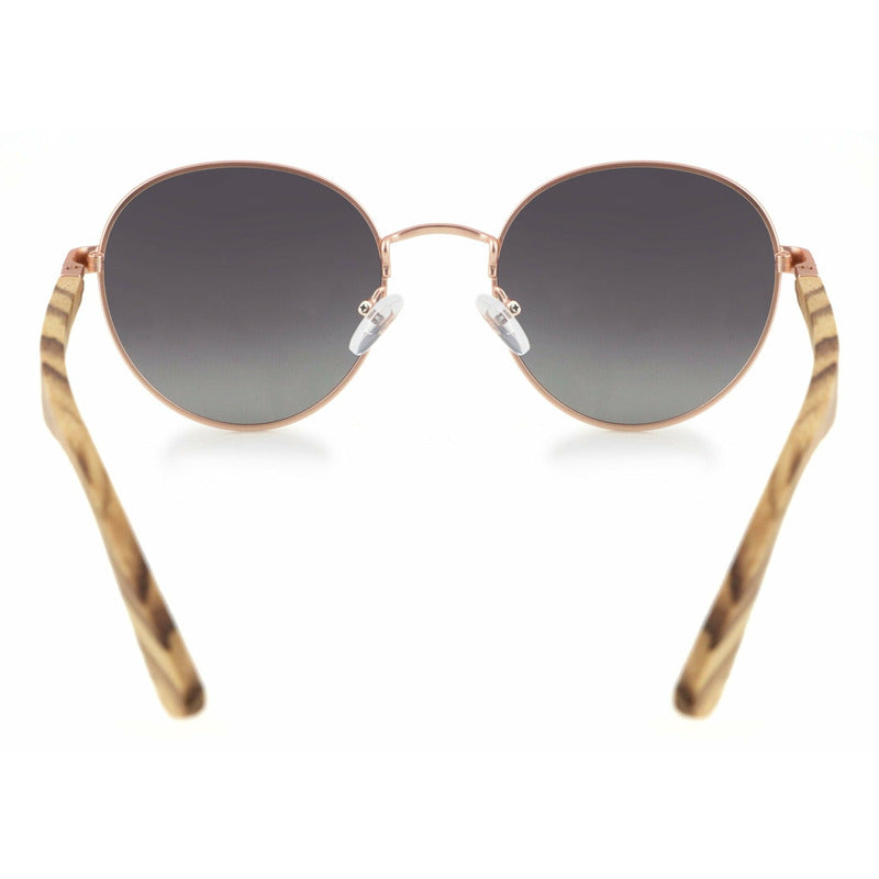 Hippie BLACKY- Zebrano Holzsonnenbrille - Wurmis-Holzdeko