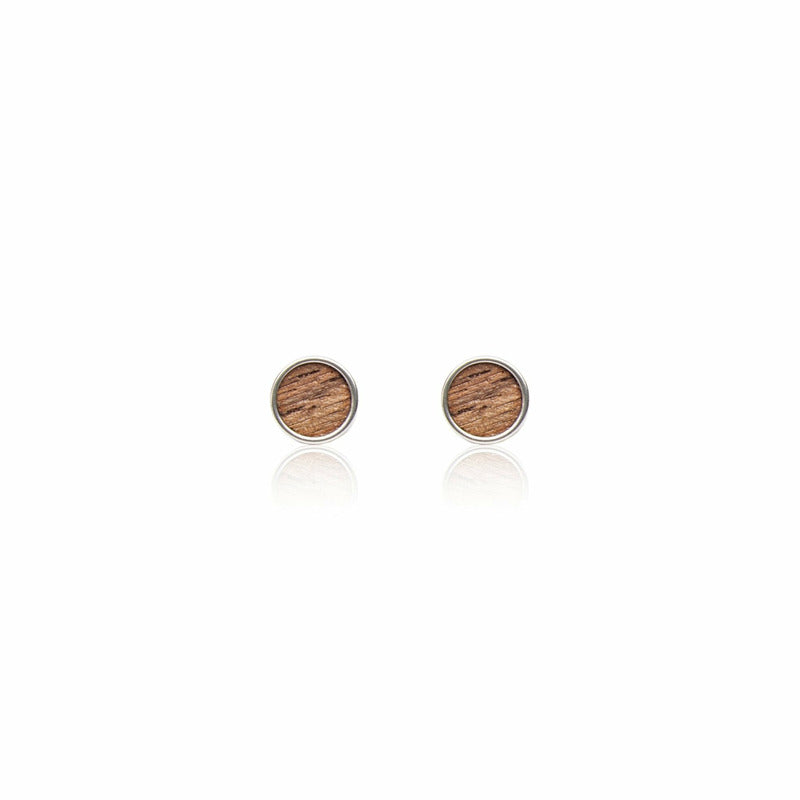 Ohrstecker Circle Big Nuss - Wurmis-Holzdeko