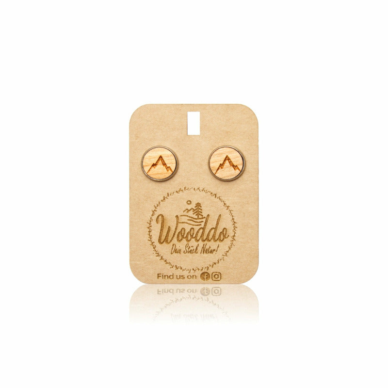 Ohrstecker Gipfelstürmer - Wurmis-Holzdeko