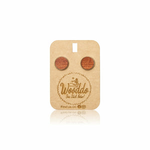 Ohrstecker Nature Dot - Wurmis-Holzdeko