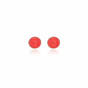 Ohrstecker Red Dot - Wurmis-Holzdeko