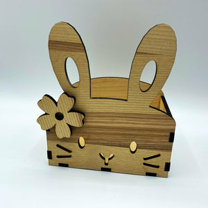 Osterkorb Hase - Wurmis-Holzdeko