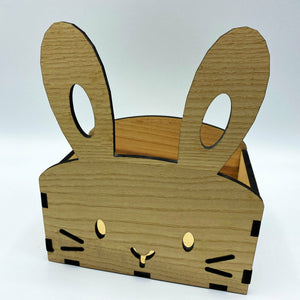 Osterkorb Hase - Wurmis-Holzdeko
