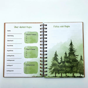 Personalisiertes Babybuch Mein Erstes Jahr - Wurmis-Holzdeko