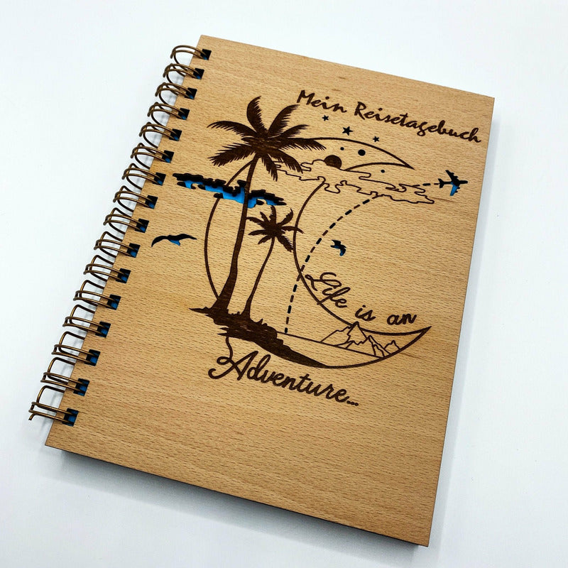 Reisetagebuch Life is a Adventure - Wurmis-Holzdeko