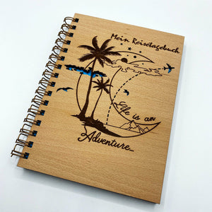 Reisetagebuch Life is a Adventure - Wurmis-Holzdeko