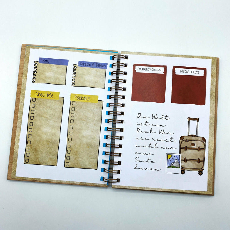 Reisetagebuch Life is a Adventure - Wurmis-Holzdeko