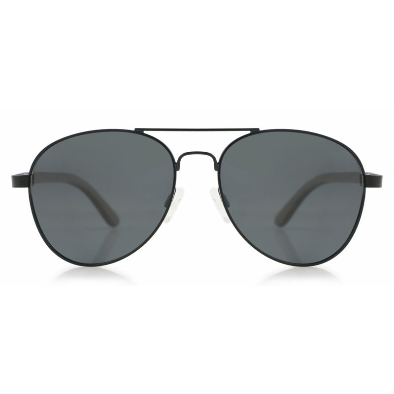 Sky BLACK - Walnuss Pilotenbrille - Wurmis-Holzdeko