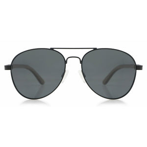 Sky BLACK - Walnuss Pilotenbrille - Wurmis-Holzdeko