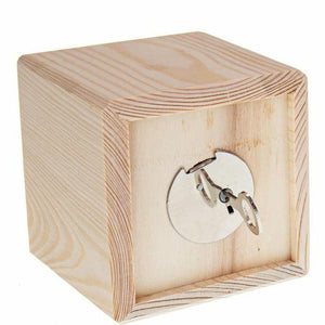 Spardose Würfel mit persönlicher Gravur - Wurmis-Holzdeko