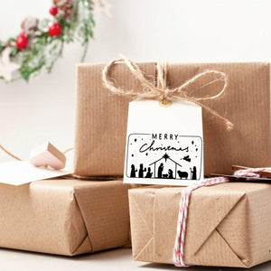 Stempel - Kleine Weihnachtskrippe - Wurmis-Holzdeko