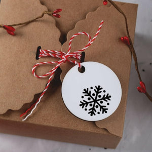 Stempel - Schneeflocke - Wurmis-Holzdeko