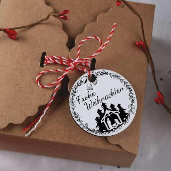 Stempel - Weihnachts Krippe - Wurmis-Holzdeko