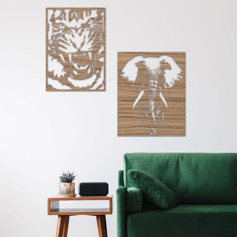 Wandbild Animals - Wurmis-Holzdeko